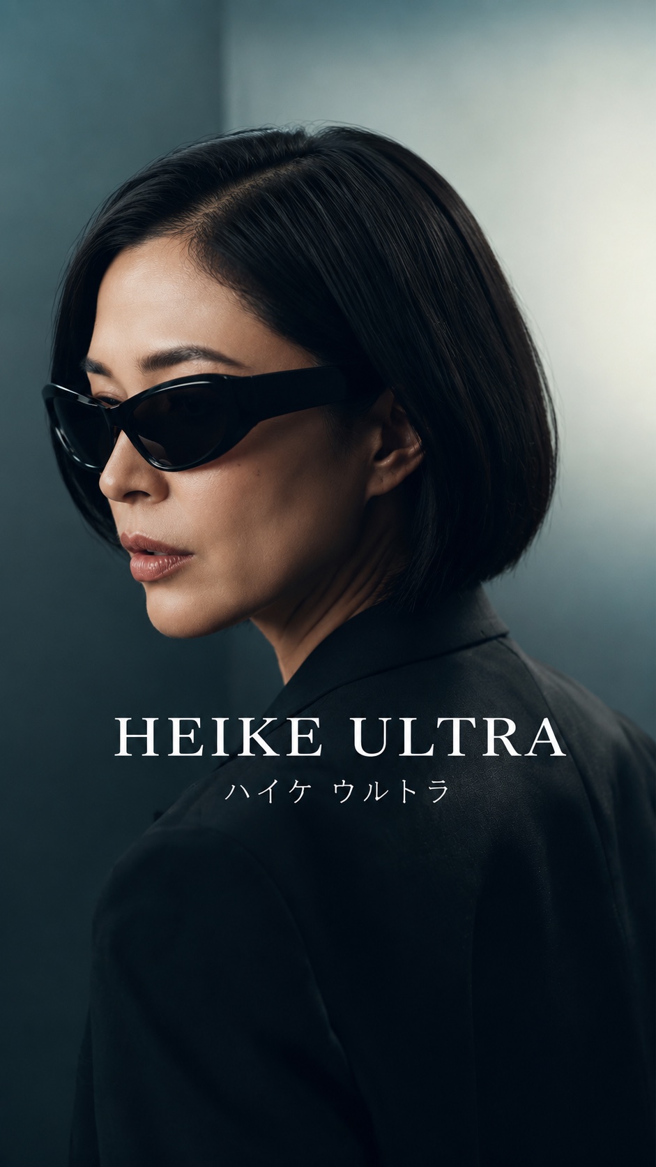 Reiki Akiyama de óculos escuros no retrato editorial Heike Ultra